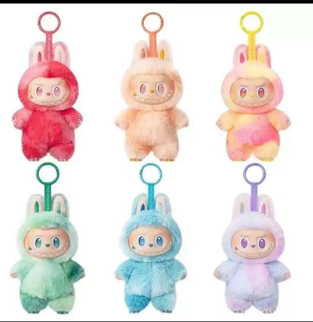 2025最新火爆祖国版拉布布毛绒公仔钥匙扣
