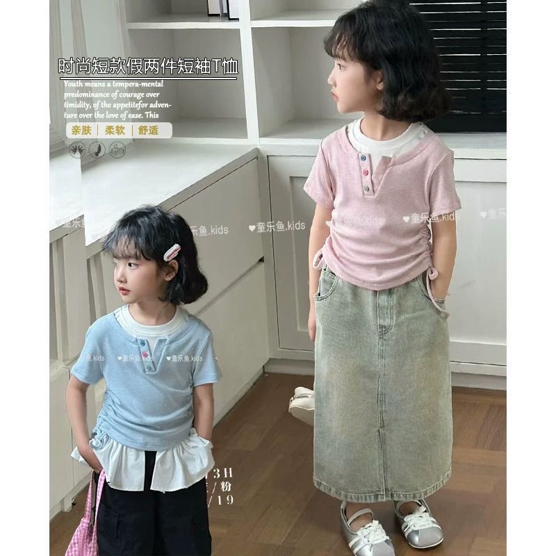 【新疆包邮】夏季新款糖果色糯米辣妹短袖P035