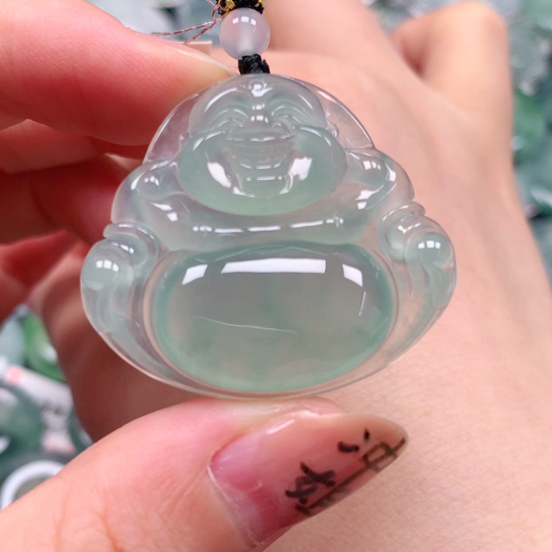 颈饰未镶嵌翡翠天然翡翠