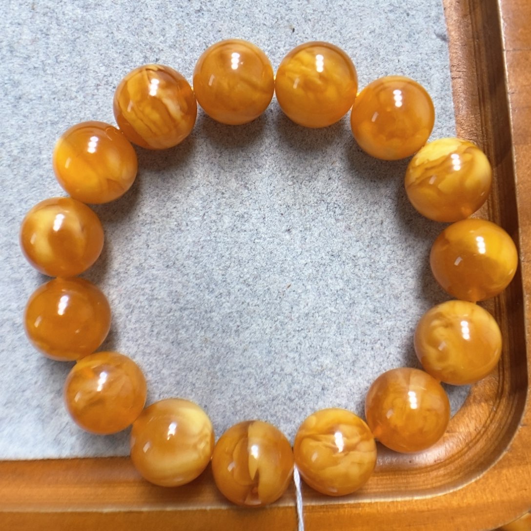 蜜蜡手串未镶嵌蜜蜡手串