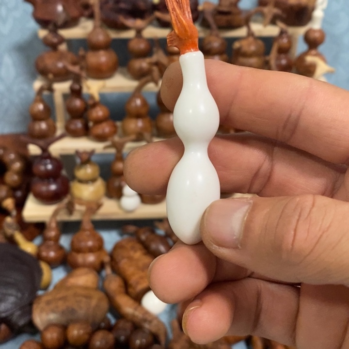 木寒*鹿角手工雕刻葫芦