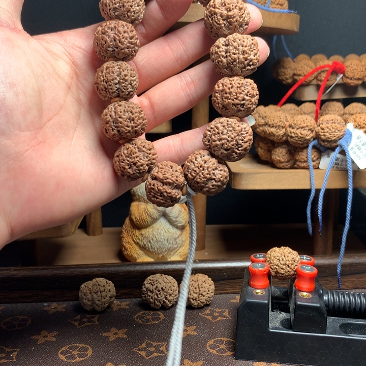 金刚菩提吊坠古龙红皮顶级菠萝蜜22mm➕