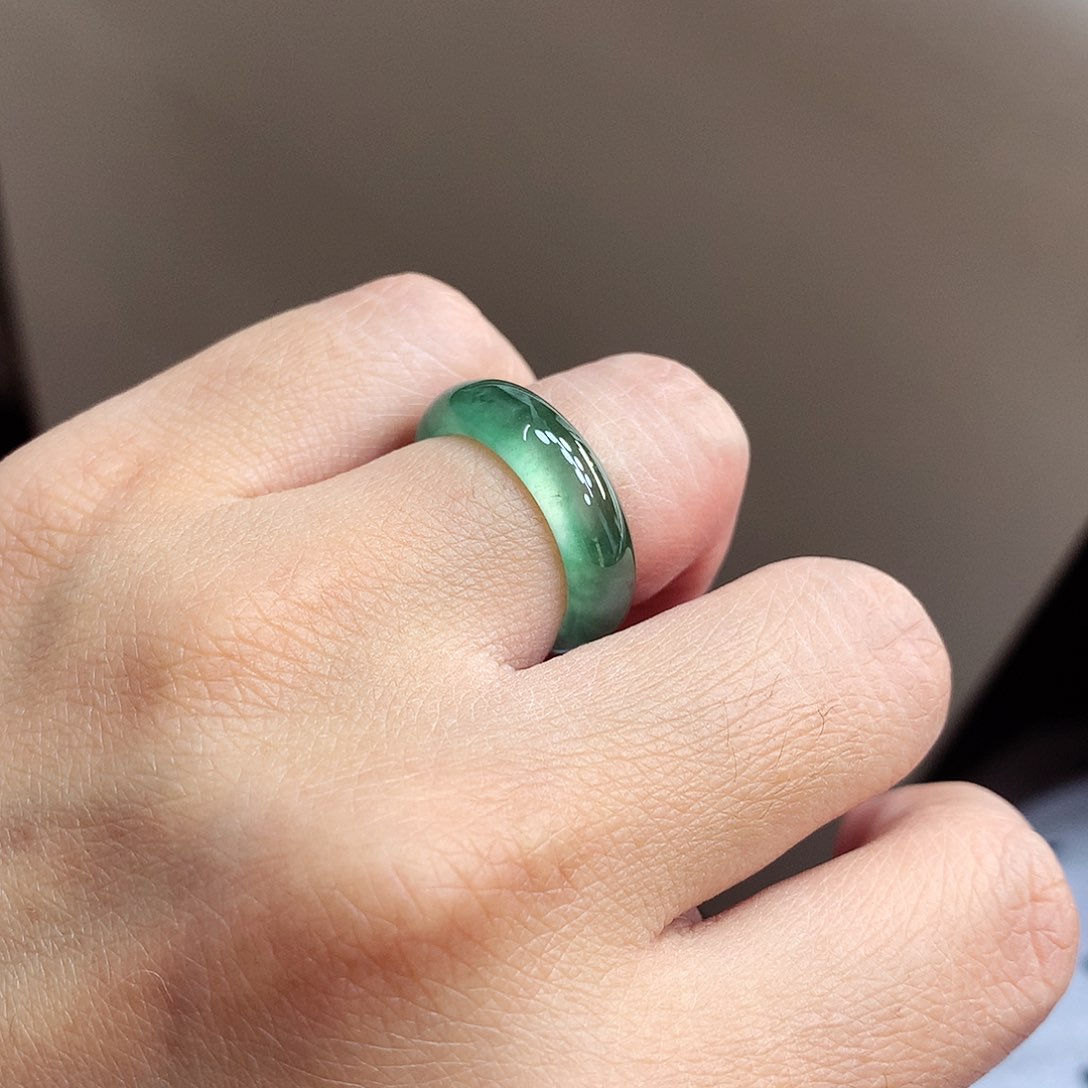 翡翠戒指未镶嵌11号