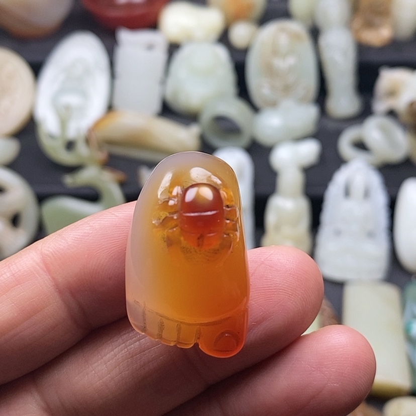 【闪购商品】玛瑙/玉髓挂件未镶嵌