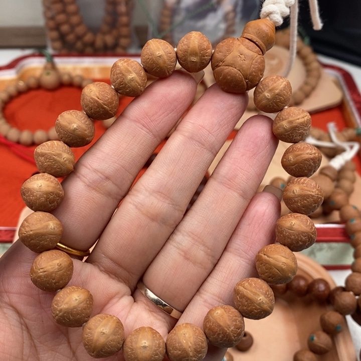凤眼菩提手串12同树实心矮桩