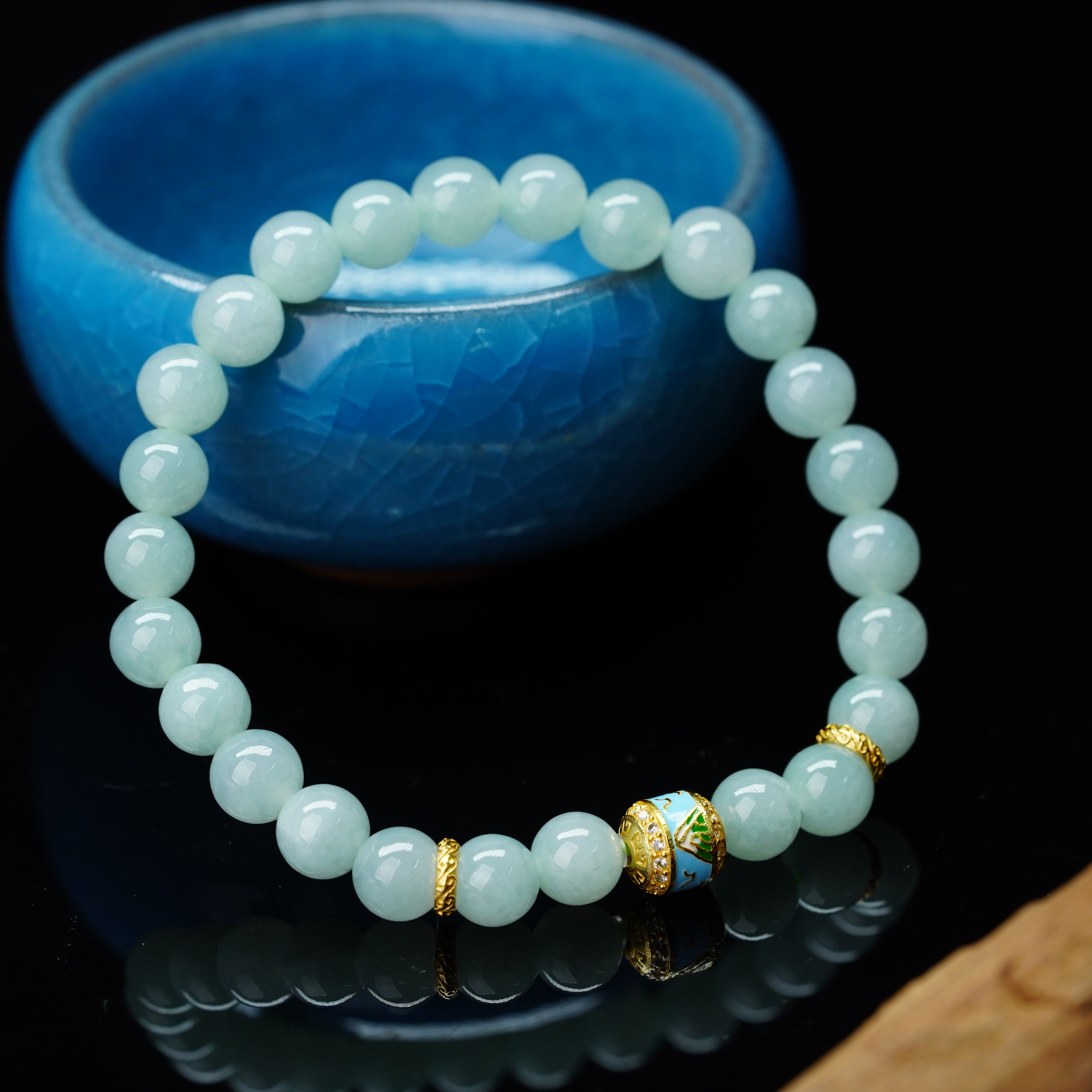 【小北好物】翡翠DIY单圈手串约6mm+【多样性发一件】2QH19X345