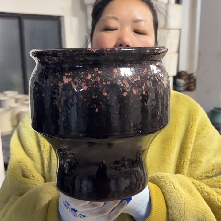 瑕疵高20口20花盆