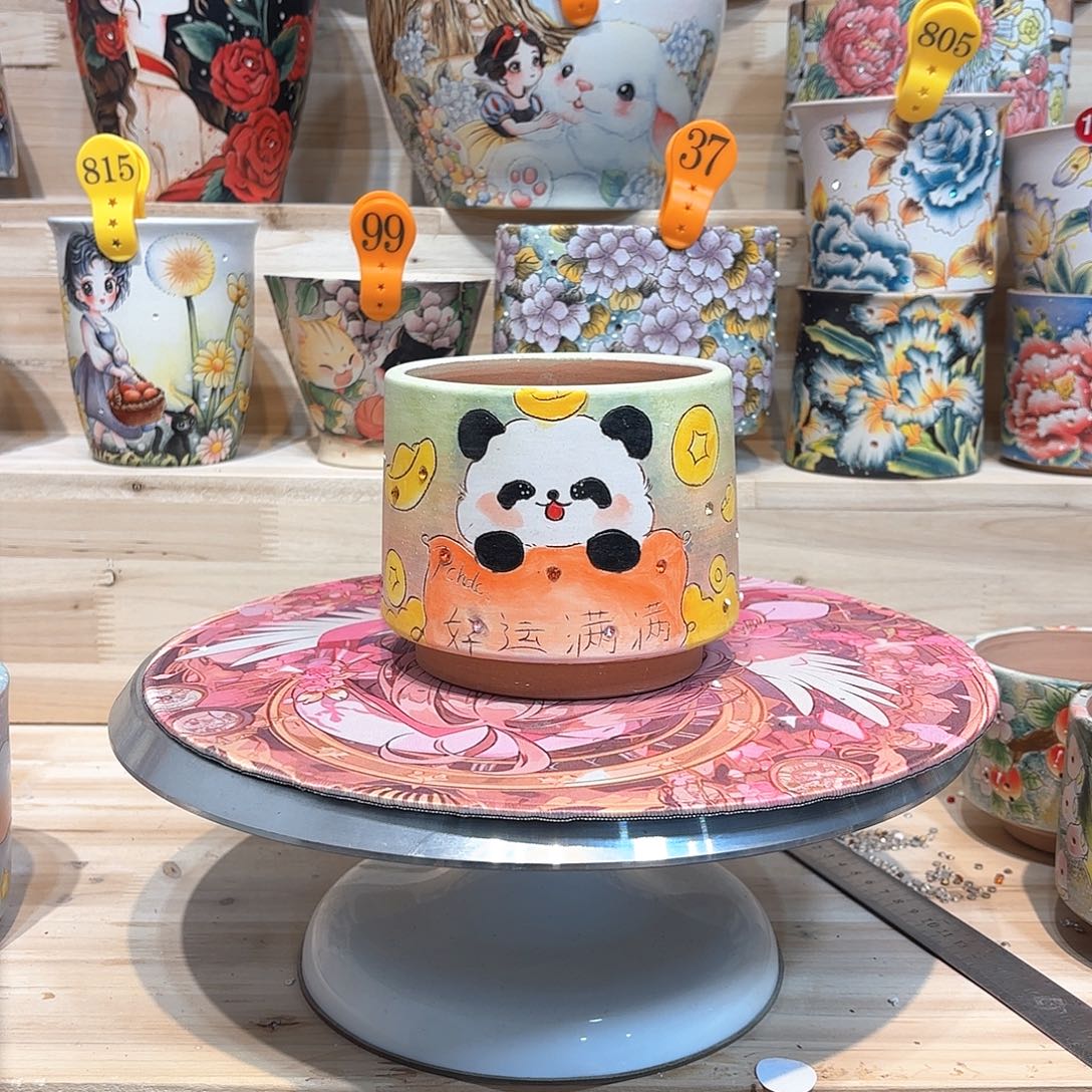 紫砂花盆手工花盆默认微瑕11/10微瑕