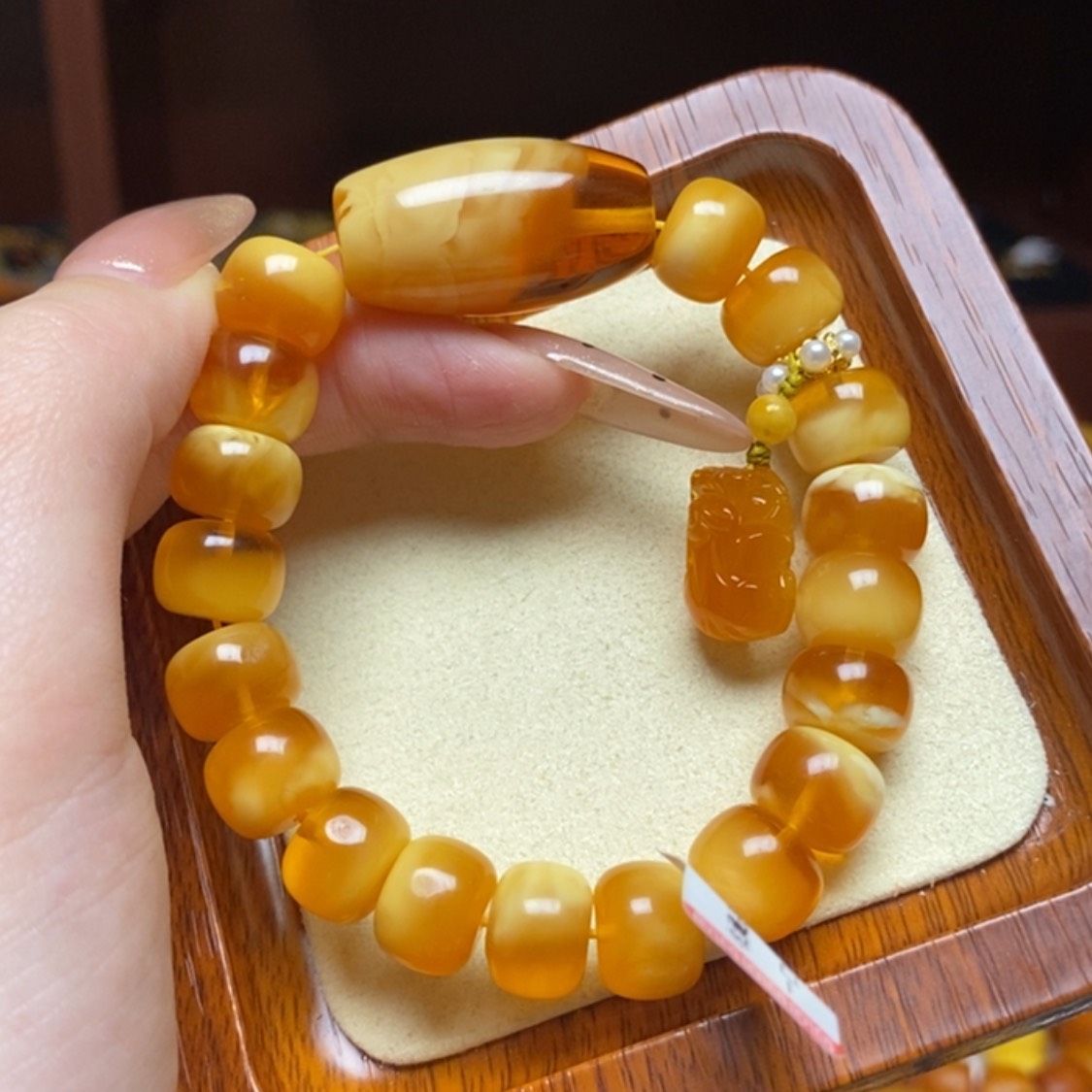 【闪购商品】蜜蜡手链未镶嵌手串