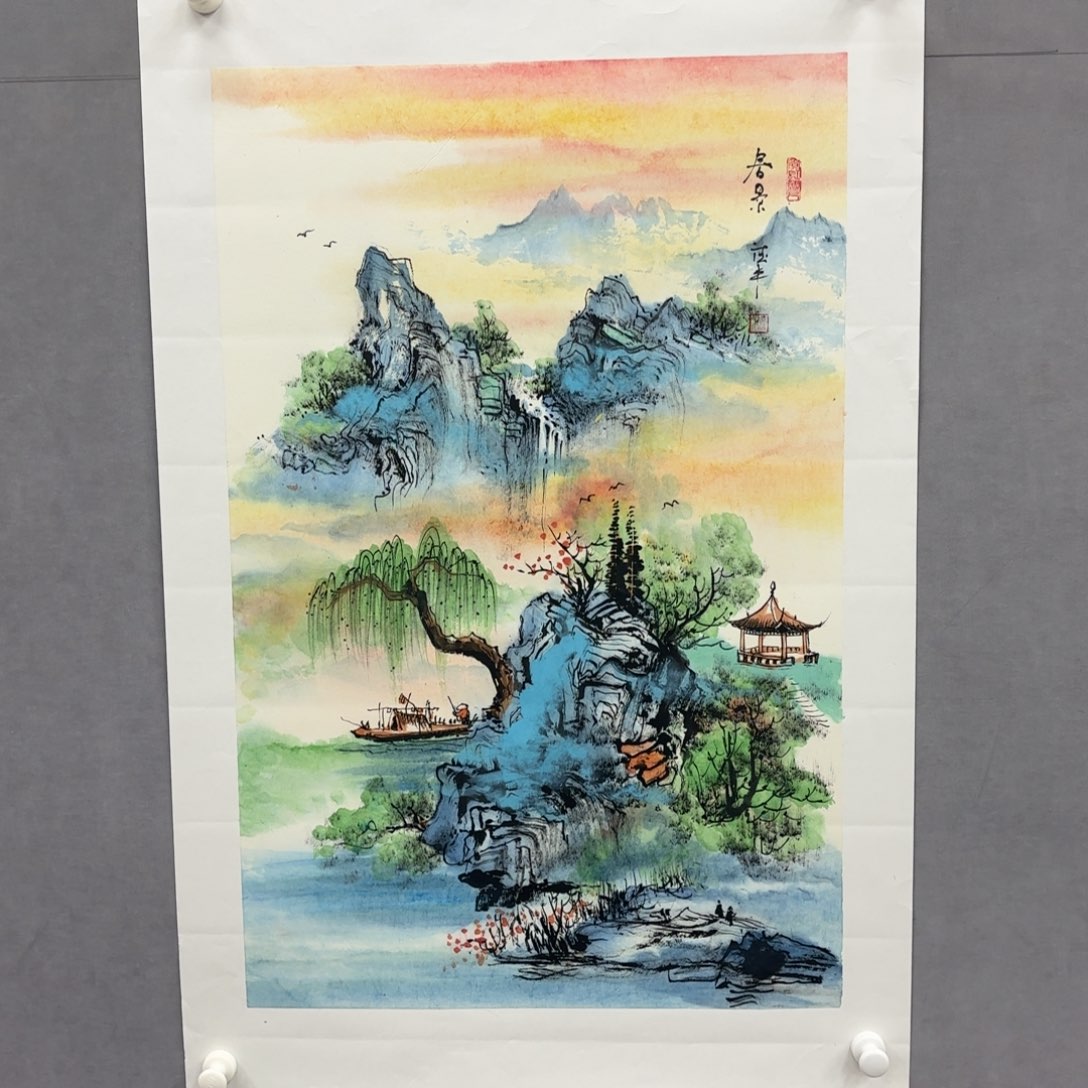 国画亲笔手绘原创