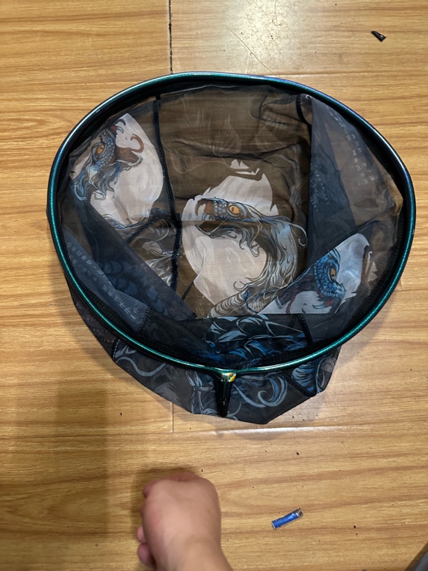 黑坑加厚变色龙珠光烤漆一体抄网速干防挂钩超轻通用