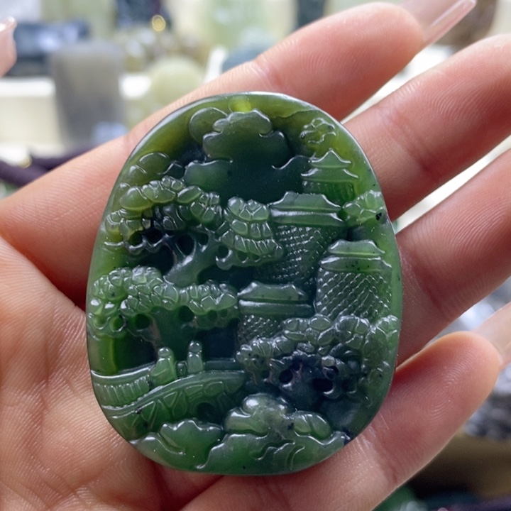 和田玉颈饰未镶嵌