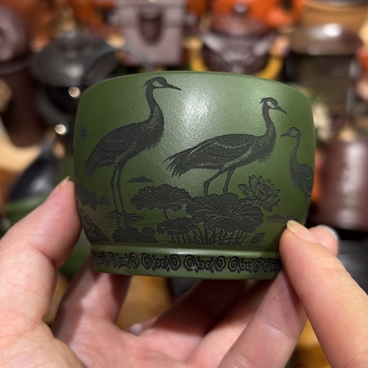 茶杯紫砂宜兴紫砂主人杯