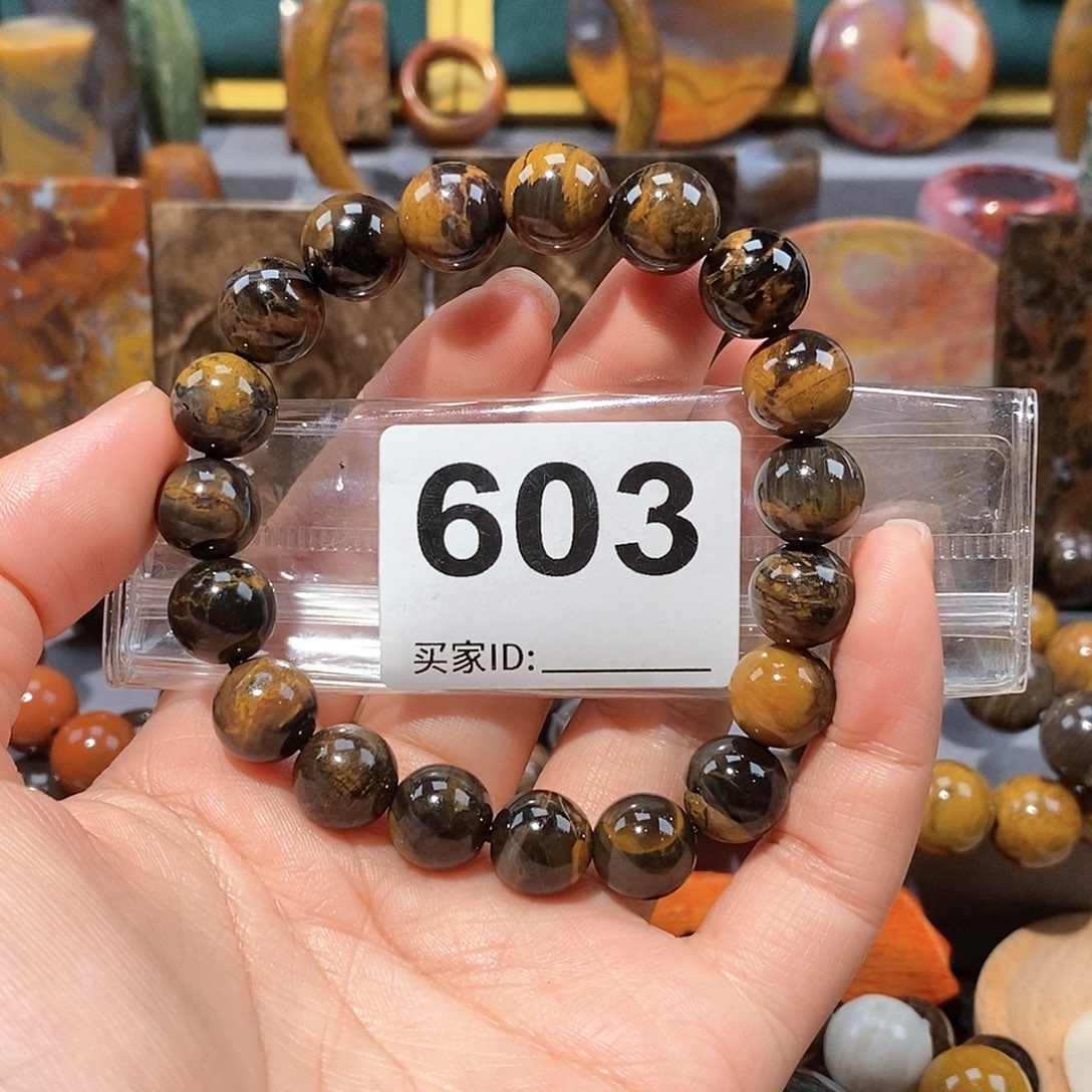 硅化玉天然北票硅化玉手串未镶嵌天然北票硅化玉手串