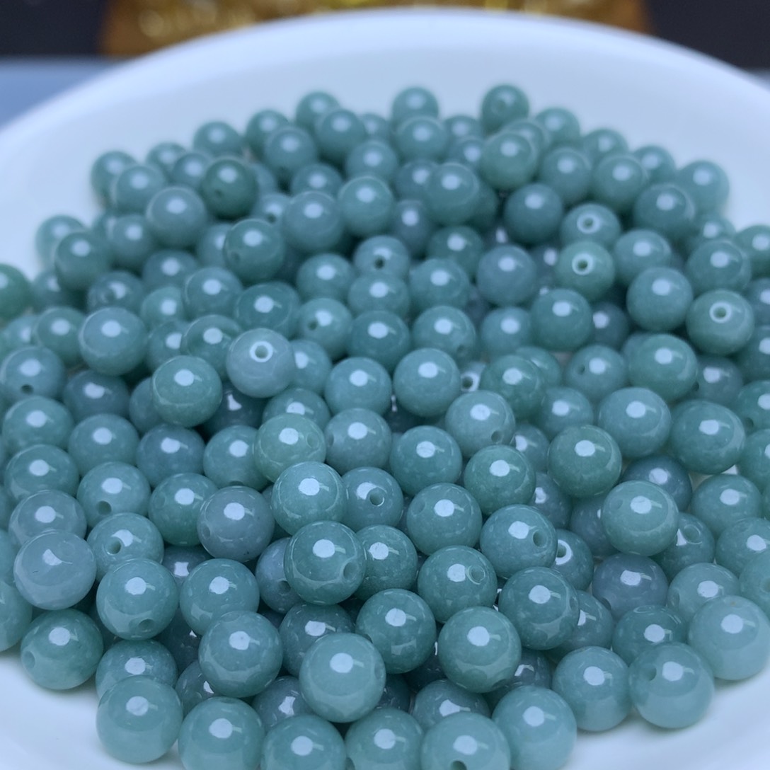 【闪购商品】翡翠手链未镶嵌卡6冰蓝水50个