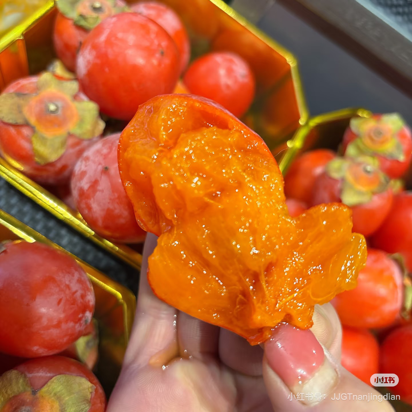 一整箱6.5斤左右蜜柿小蜜柿软甜一口吸小柿子爆甜多汁小灯笼柿新鲜应季水果山西省