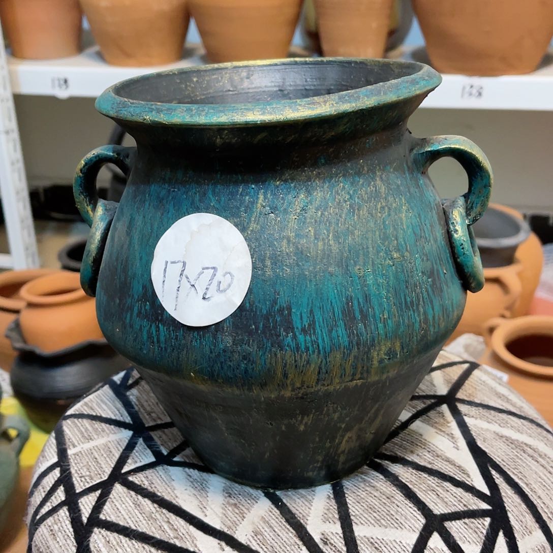 红陶打孔口径17高度20