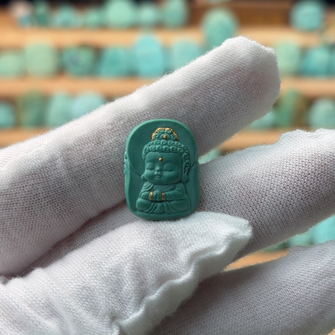 绿松石未镶嵌配饰