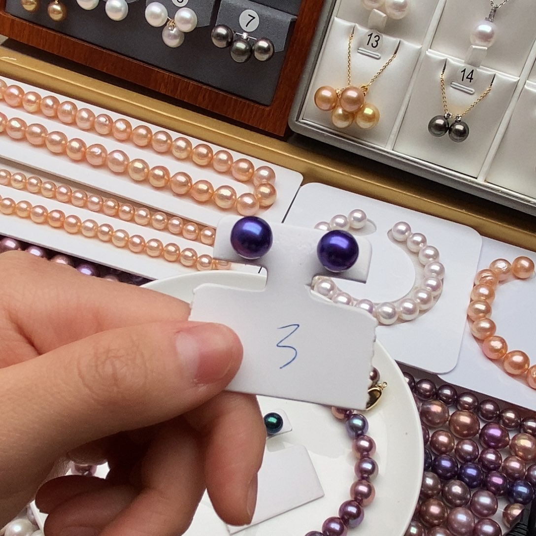 淡水珍珠合金颈饰