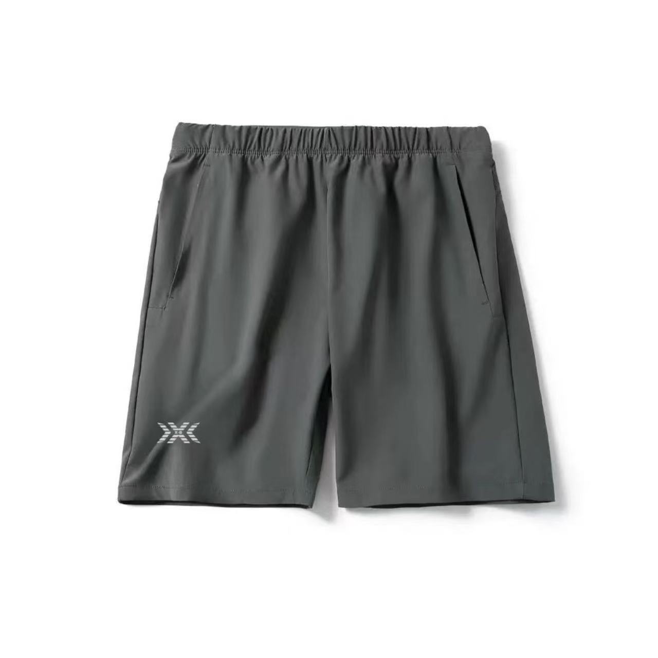 男士夏季速干五分裤x后腰激光冲孔透气运动宽松跑步弹力短裤5526