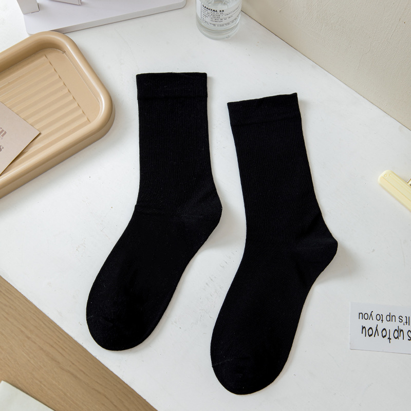 雅鹿品牌中筒无骨月子袜男女同款四季款标准款