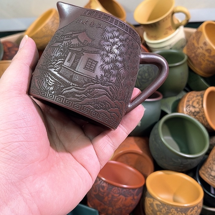 茶杯紫砂全手工紫砂主人杯