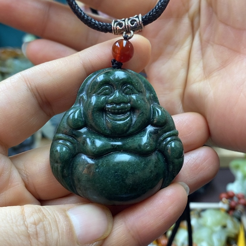 【闪购商品】蛇纹石玉吊坠未镶嵌
