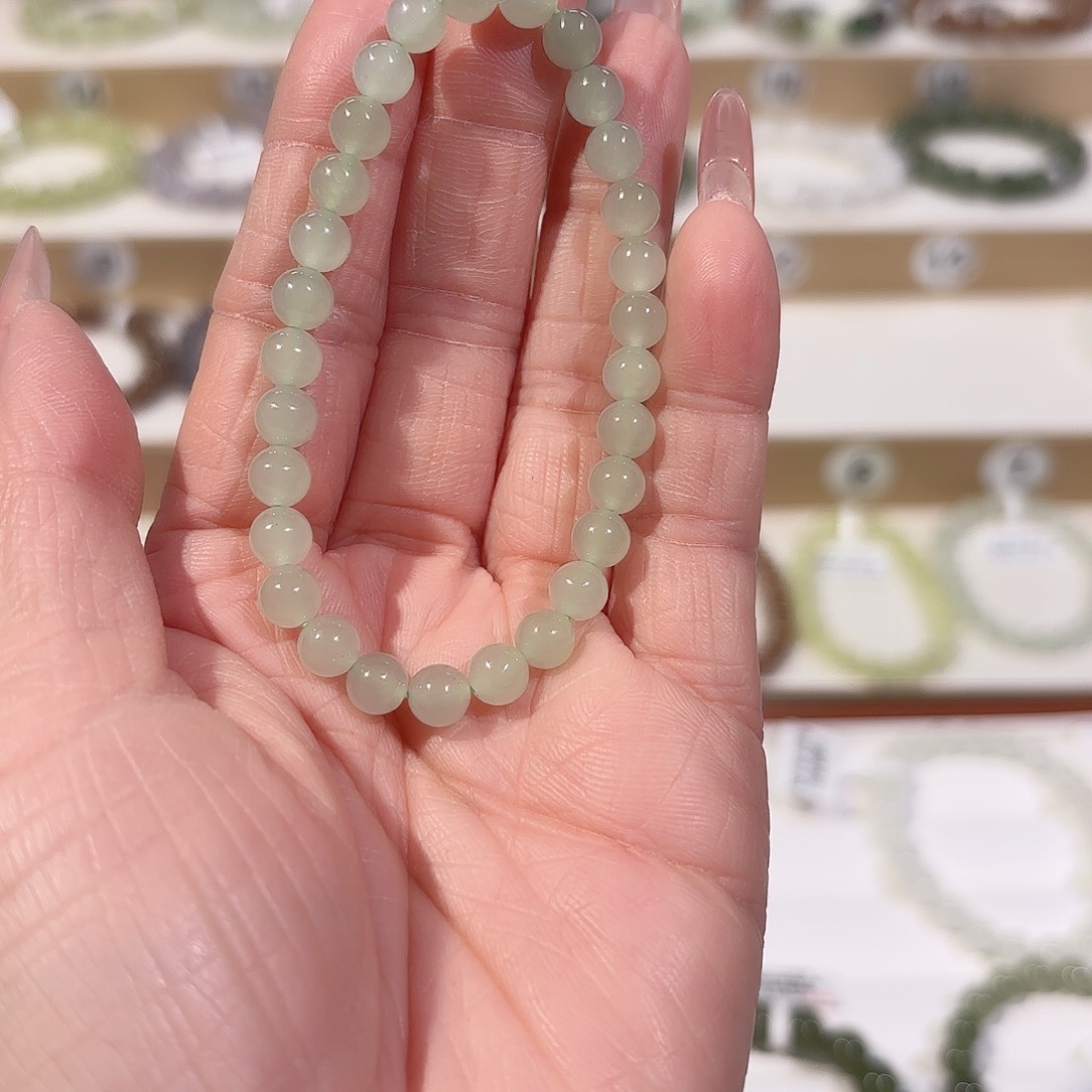 和田玉手链未镶嵌✍****?V