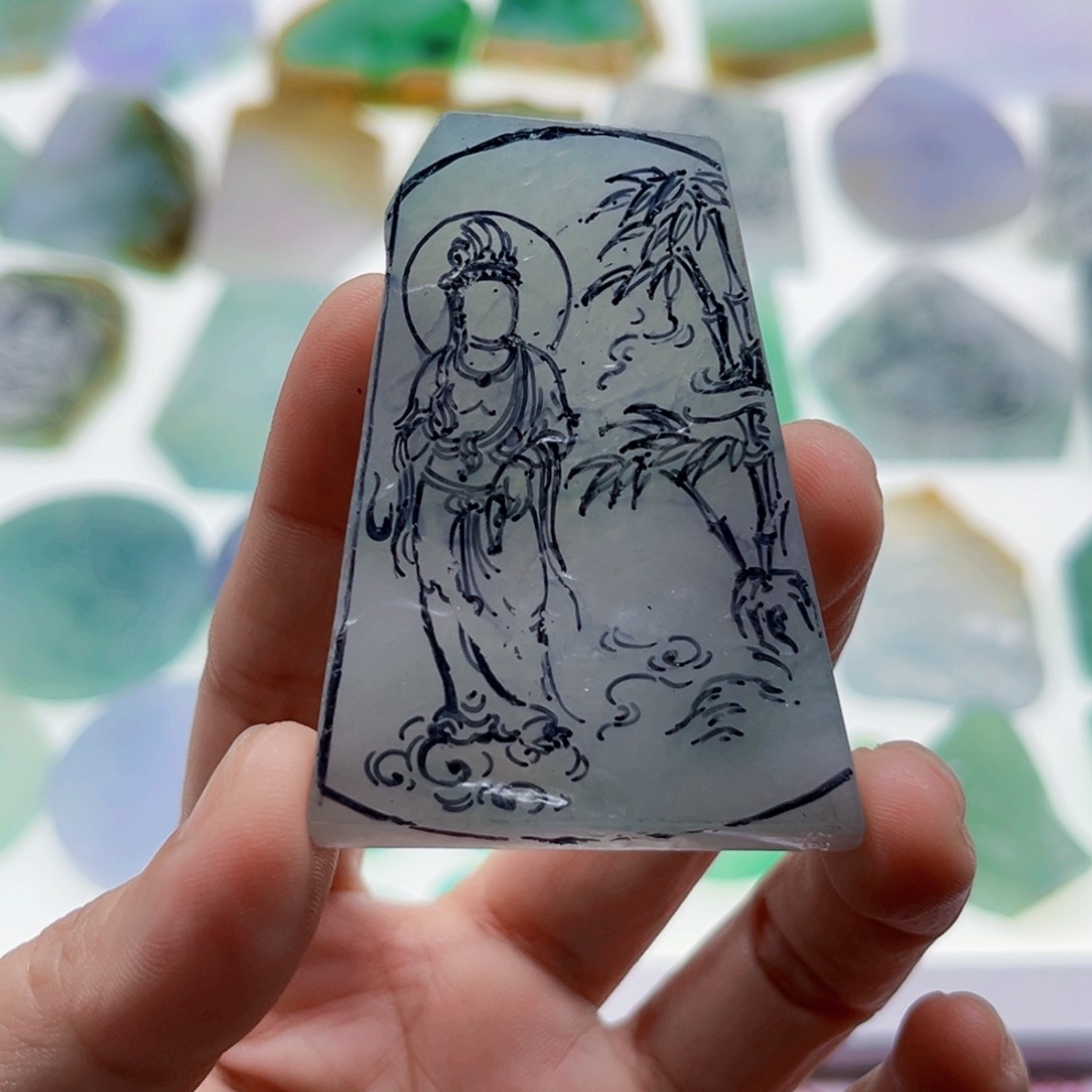 定制翡翠未镶嵌天然翡翠a货