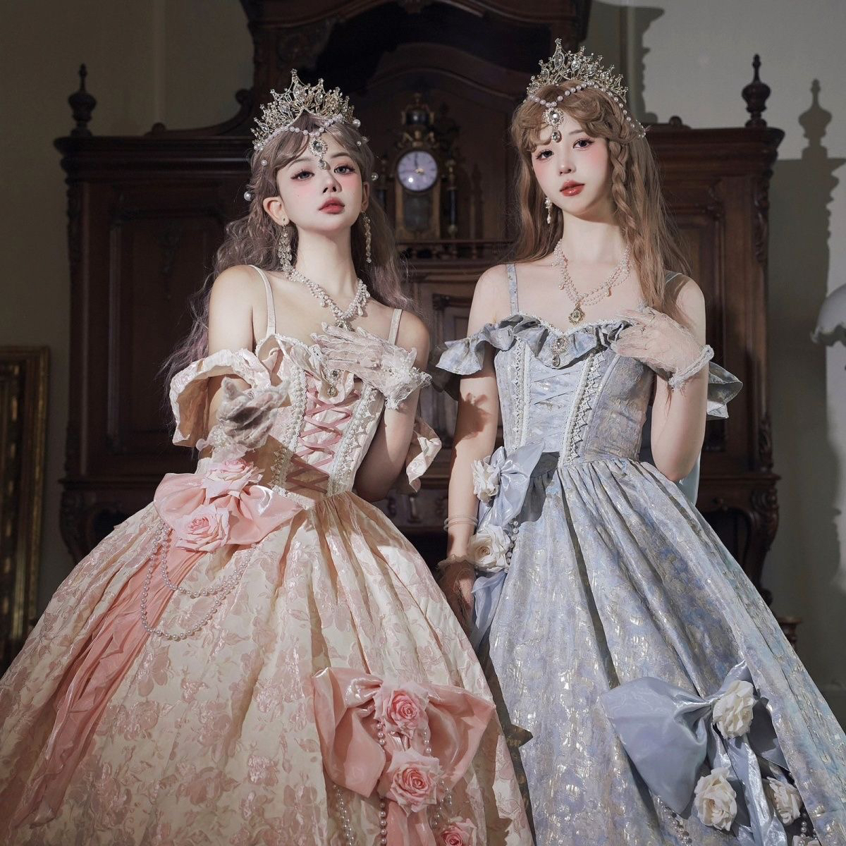 祈靳·实体店·现货花嫁罗西亚颂礼蓝色大全套现货秒发24小时内