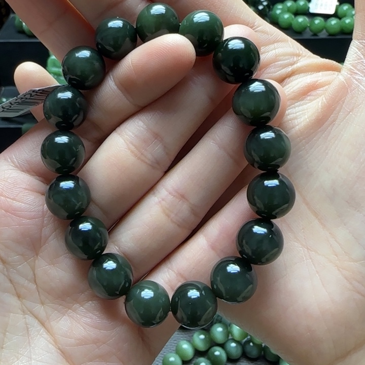 和田玉（碧玉）手串未镶嵌