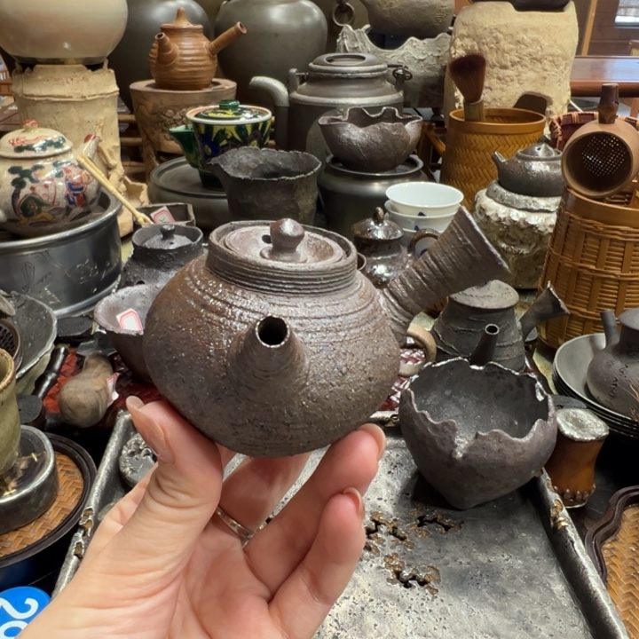 南蛮侧把茶器茶器