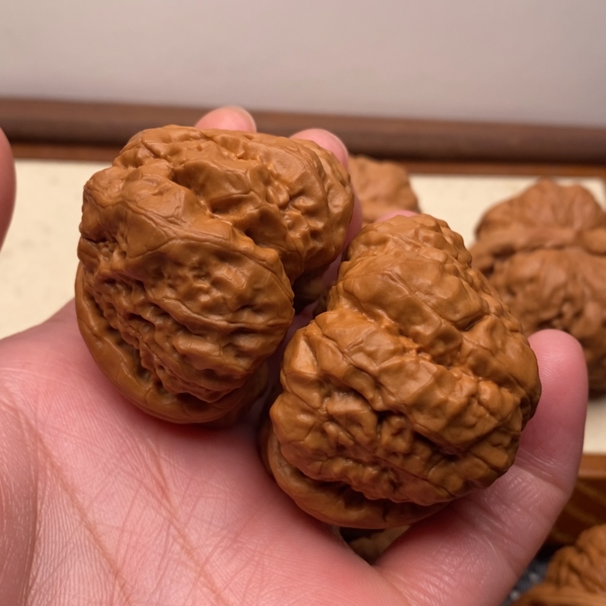 【闪购商品】把件文玩核桃马**溪边44左右