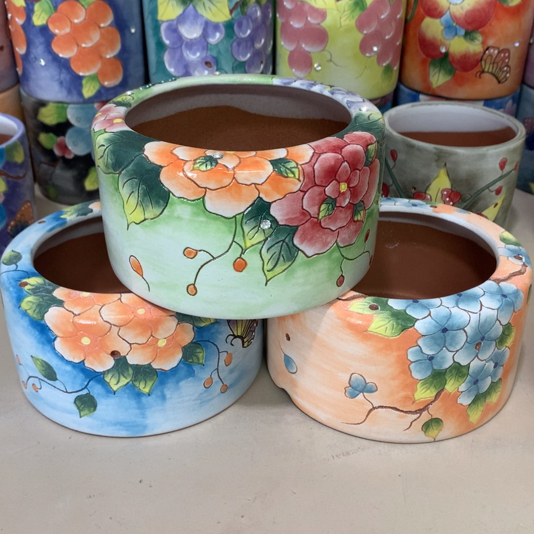 福利新品红陶花盆