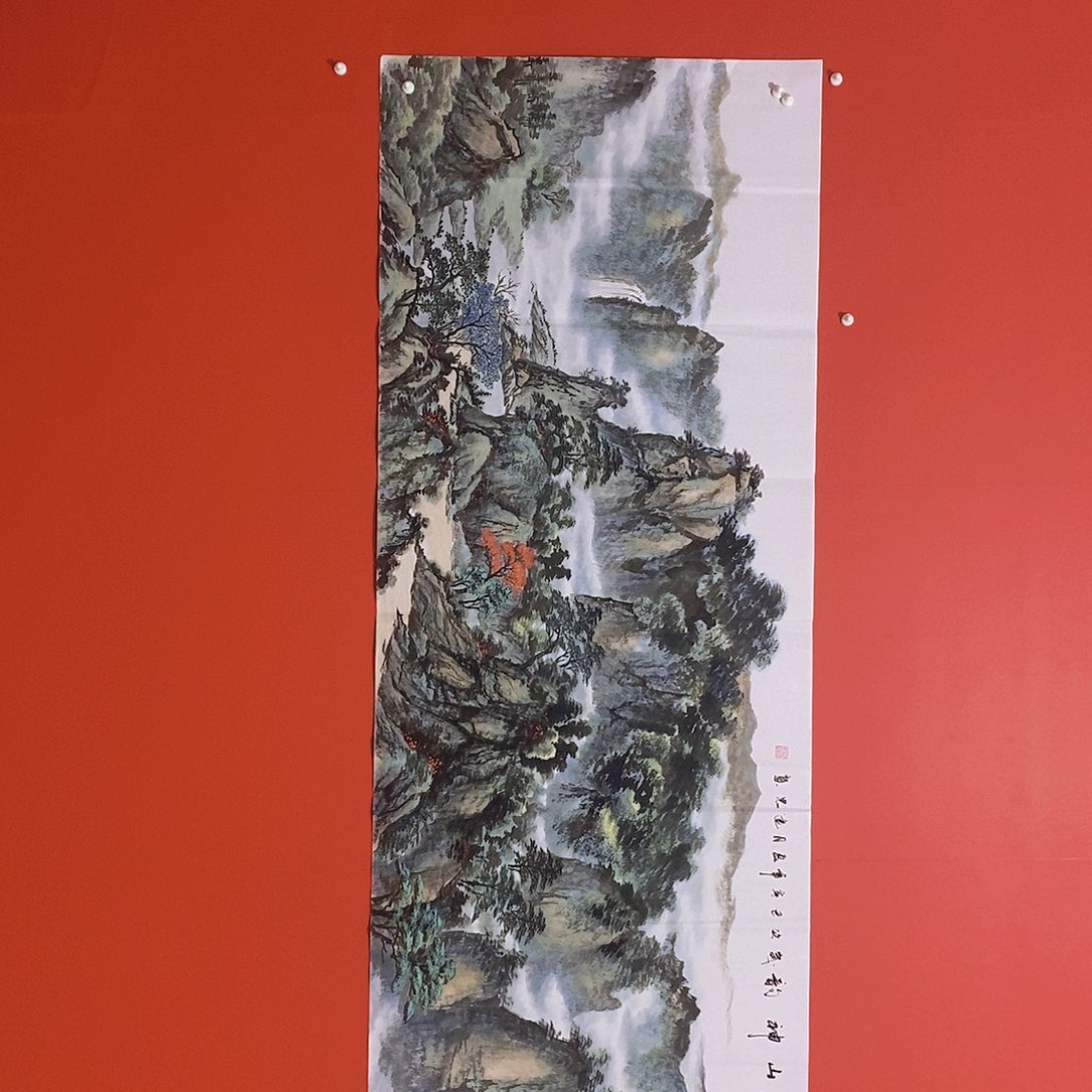 国画山水花鸟国画作品