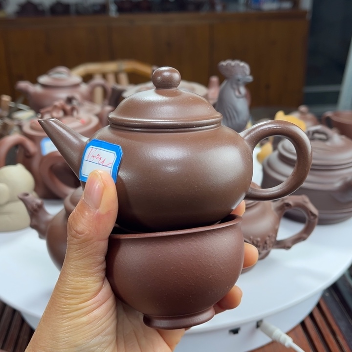 紫砂茶壶紫砂花茶