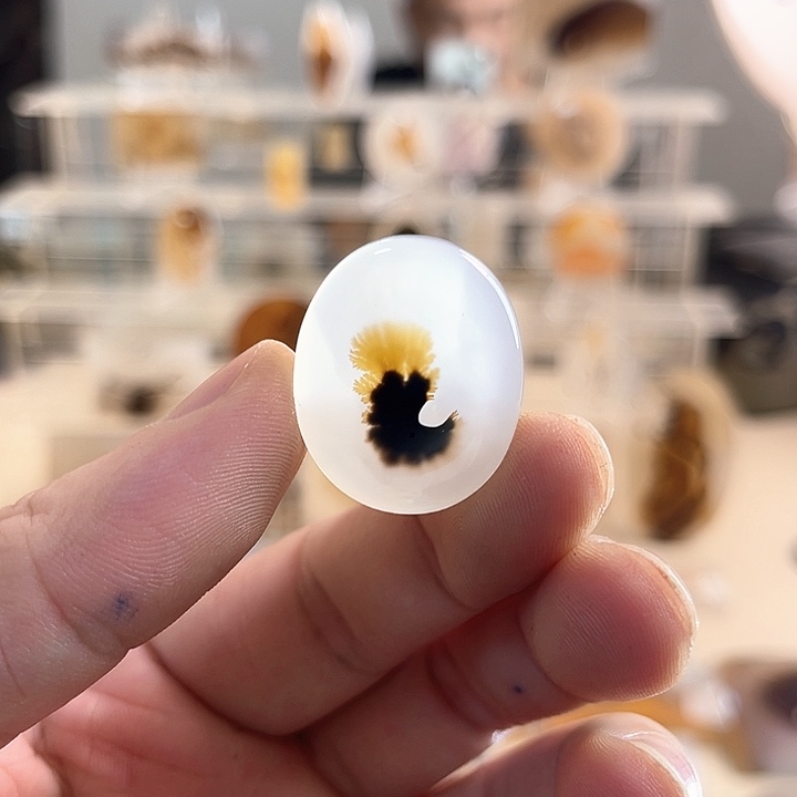 玛瑙/玉髓未镶嵌吊坠(不含链)