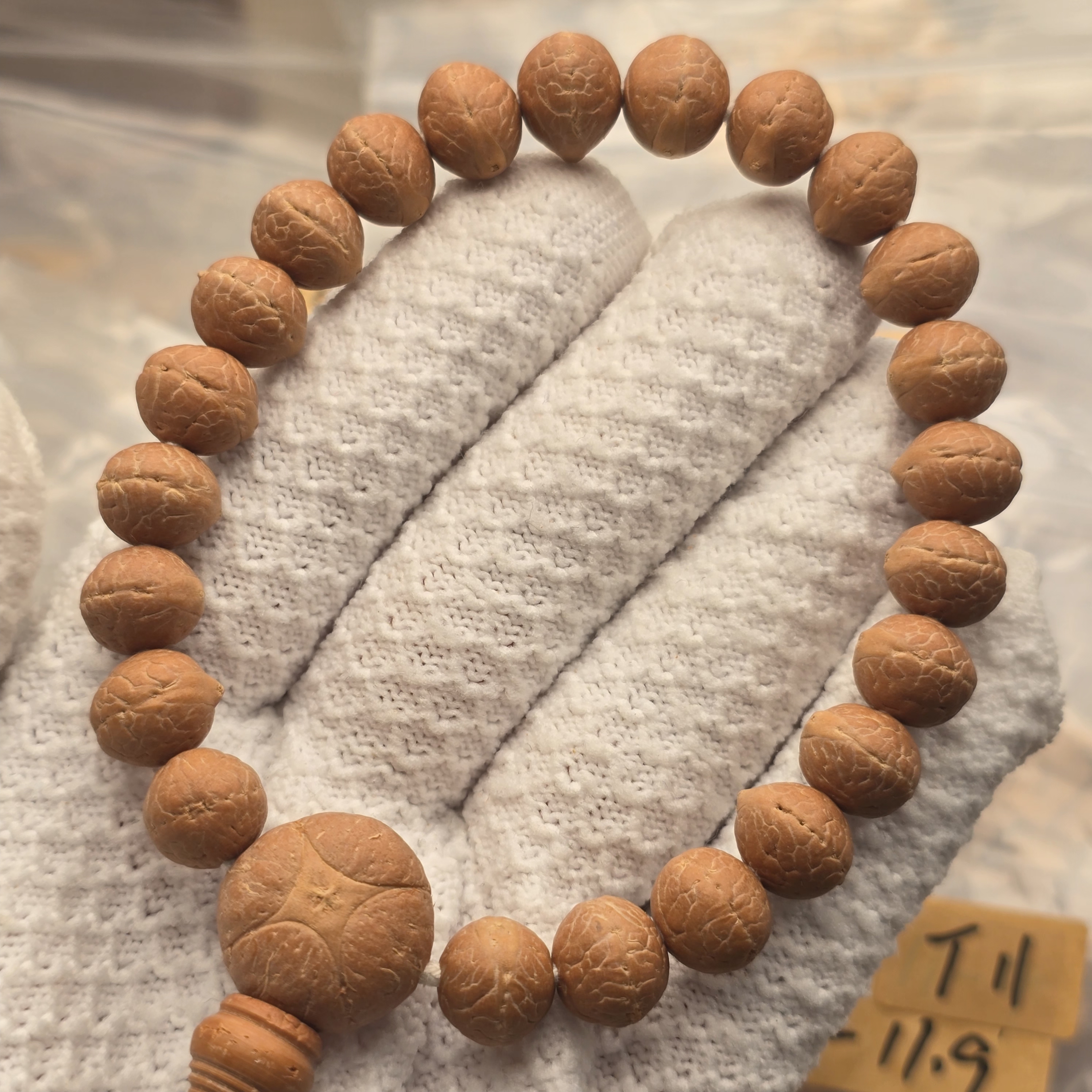 尼泊尔实心凤眼菩提-Tm飞碟实心系列-尺寸10.5-10.7-货号t5