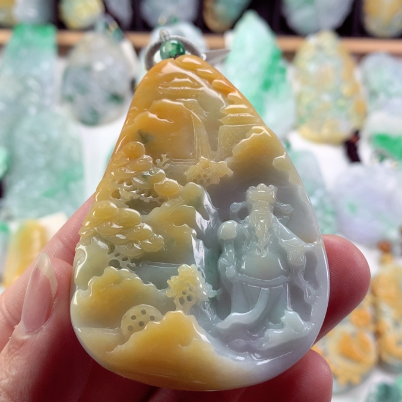 【闪购商品】翡翠吊坠(不含链)未镶嵌