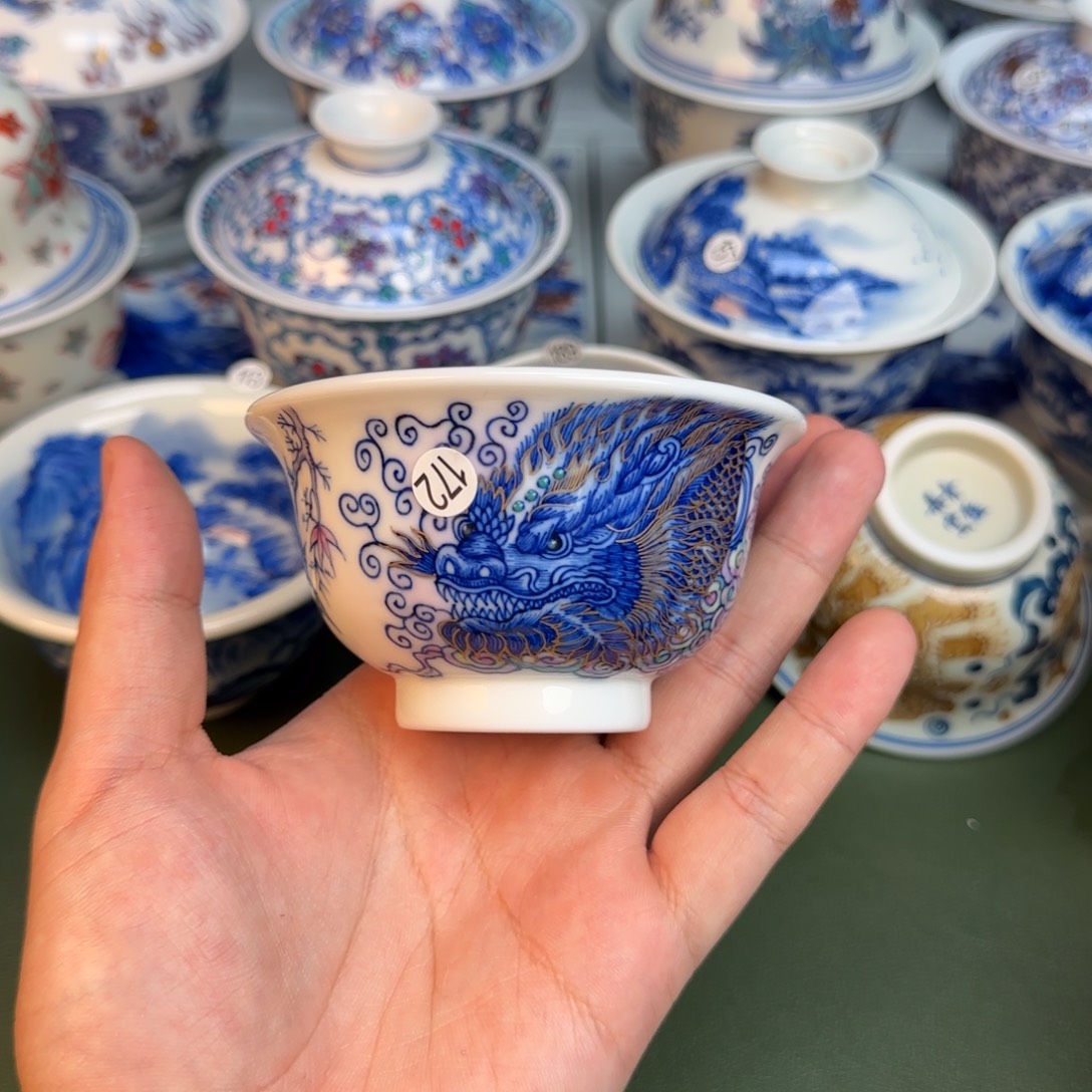 彦祖纯手工手绘茶具172