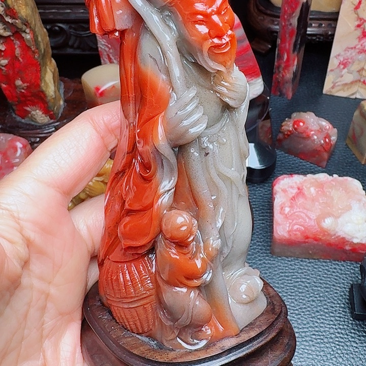 勇***乐寿山石寿山石精品大摆件