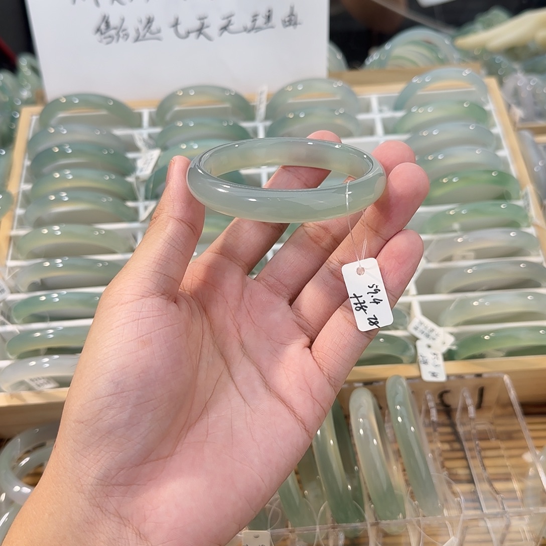 手镯玛瑙/玉髓未镶嵌圈口59.4