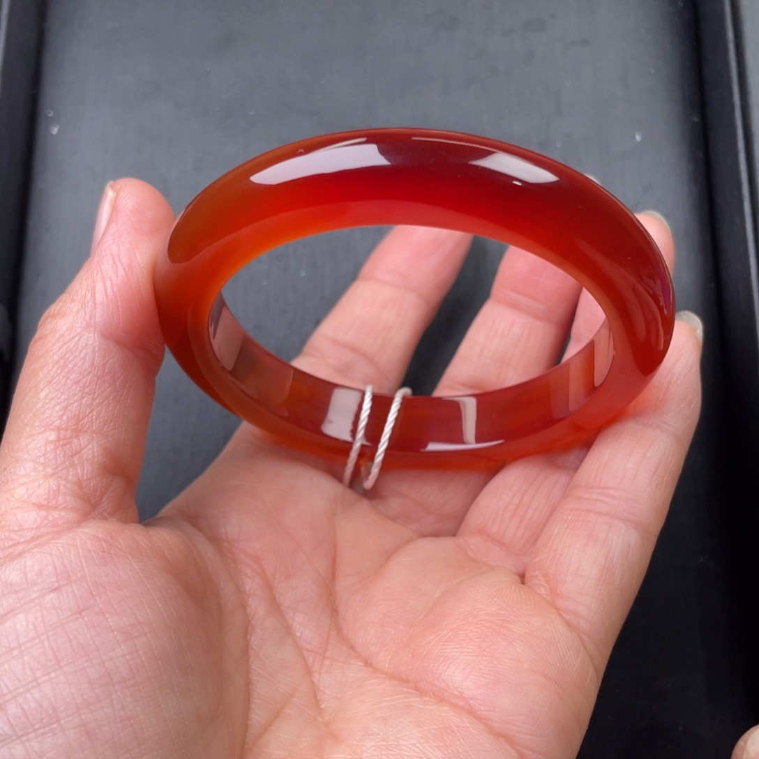 玛瑙/玉髓手镯未镶嵌57圈口