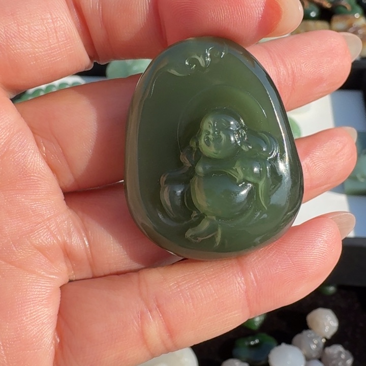 和田玉未镶嵌颈饰荣浩38