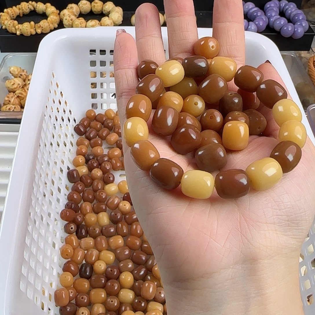 菩提根/象牙果手串卡13维尼熊年糕100卡牌➕20备珠