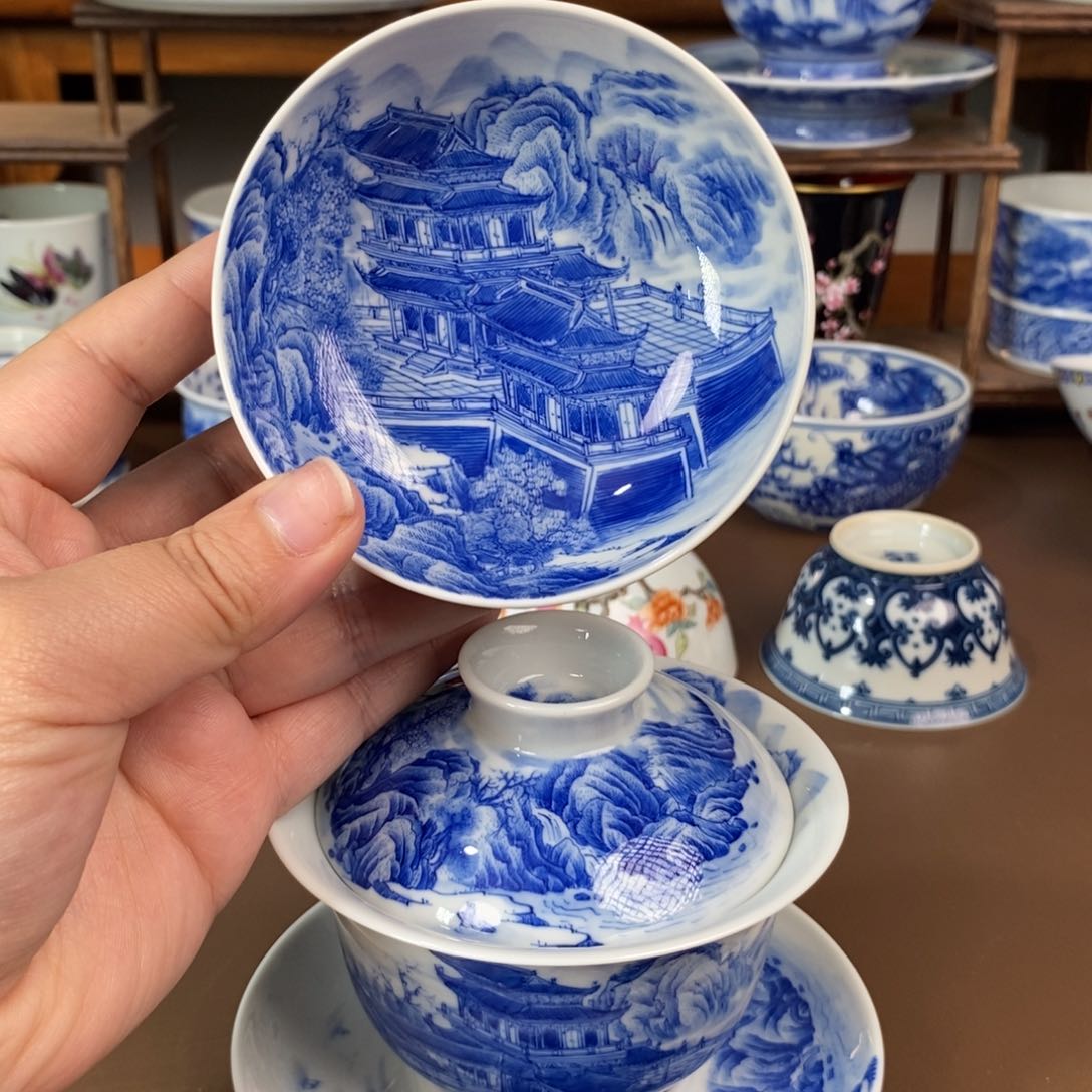 景德镇手工手绘作品