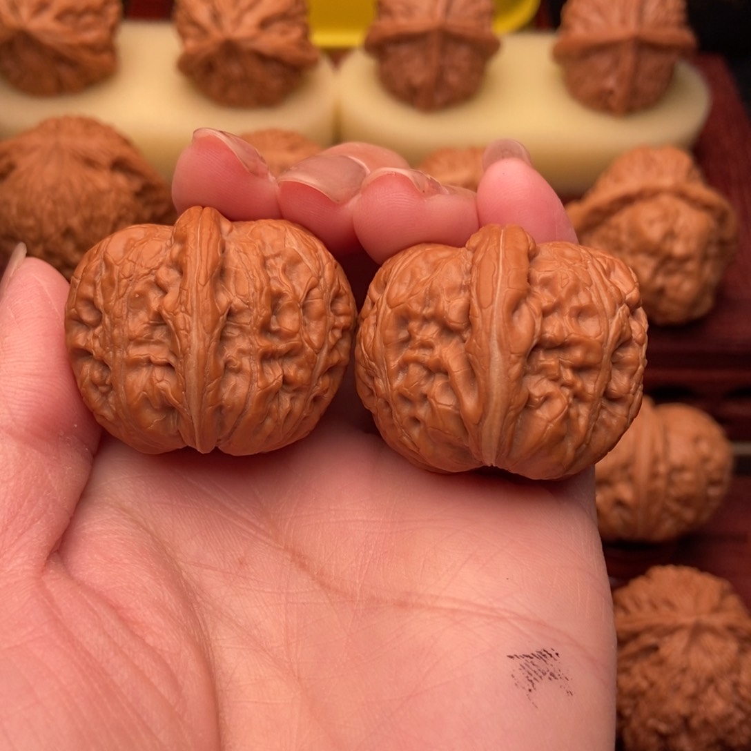 桃核把件平谷粗筋元宝36