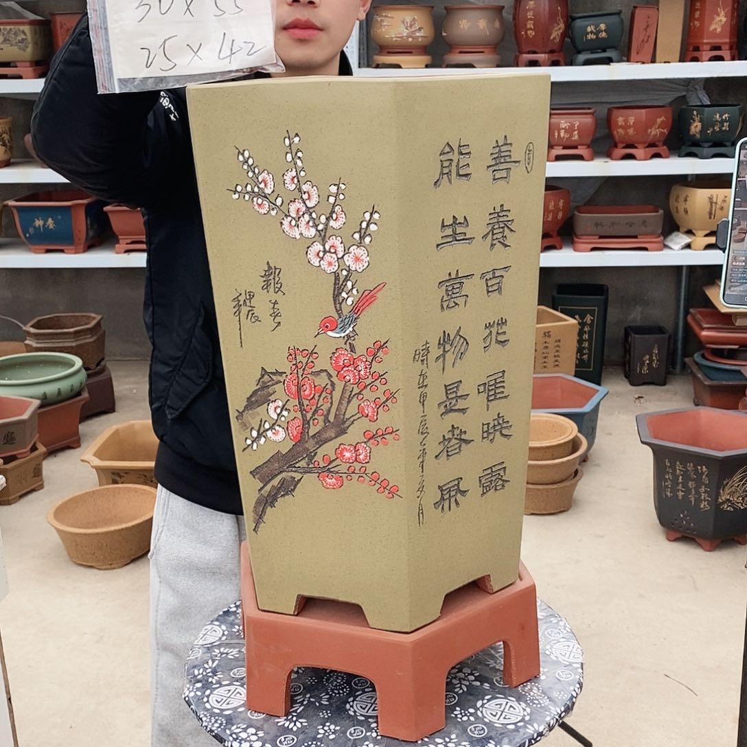 紫砂花盆紫砂艺术