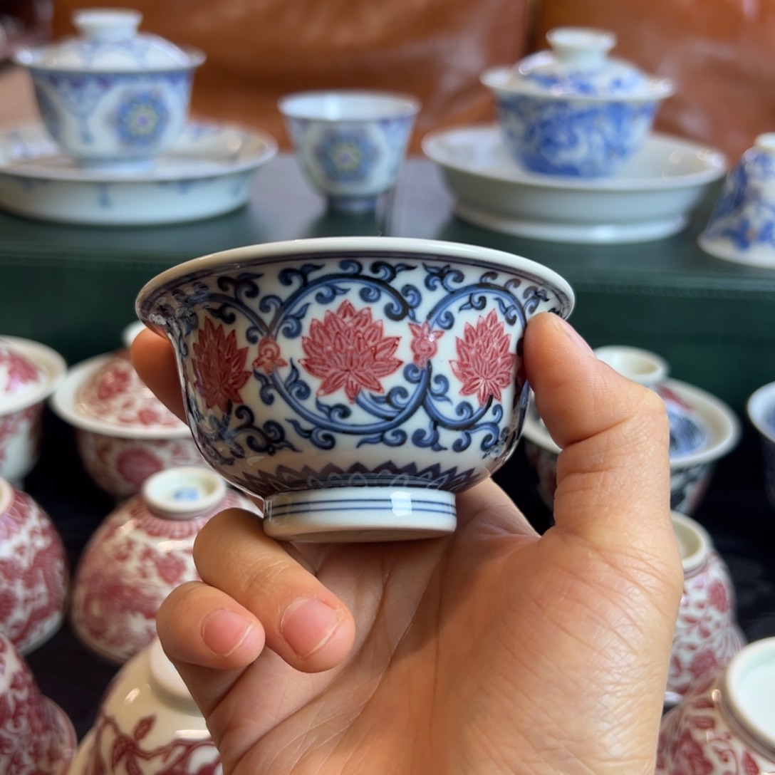 H正绎堂金勾莲中号压手