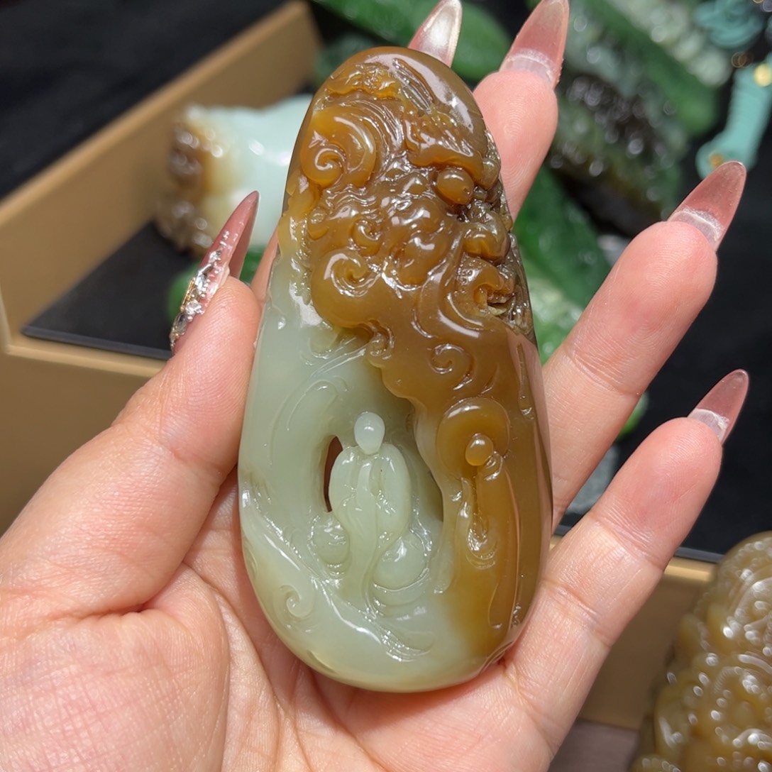 和田玉挂件未镶嵌